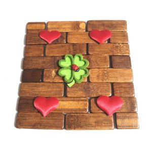 Tablou decorativ din lemn - Dragoste