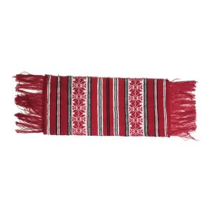 Ștergar tradițional românesc mic - roșu - pentru iubire și armonie