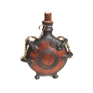 Ploscă din ceramică tradițională românească, decorativă, de perete - mare