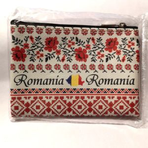 Portofel cu motive tradiționale românești