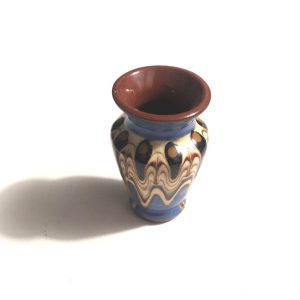 Mini vază din ceramică, pictată