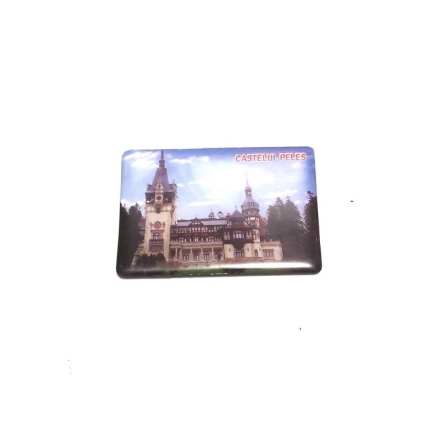 Magnet de frigider cu Castelul Peleș